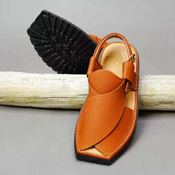 Dotted Brown ZALMI Chappal