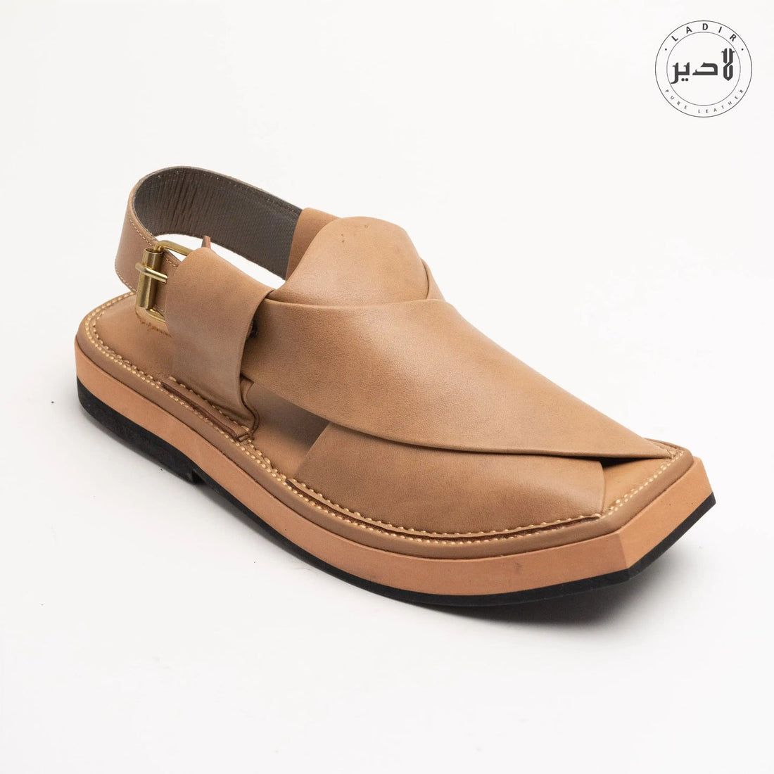 HEEL FAWN Kaptaan Chappal (KNH - 1101)