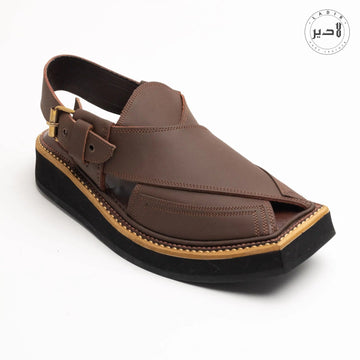 LIGHT BROWN KAPTAAN Chappal (KN-107)